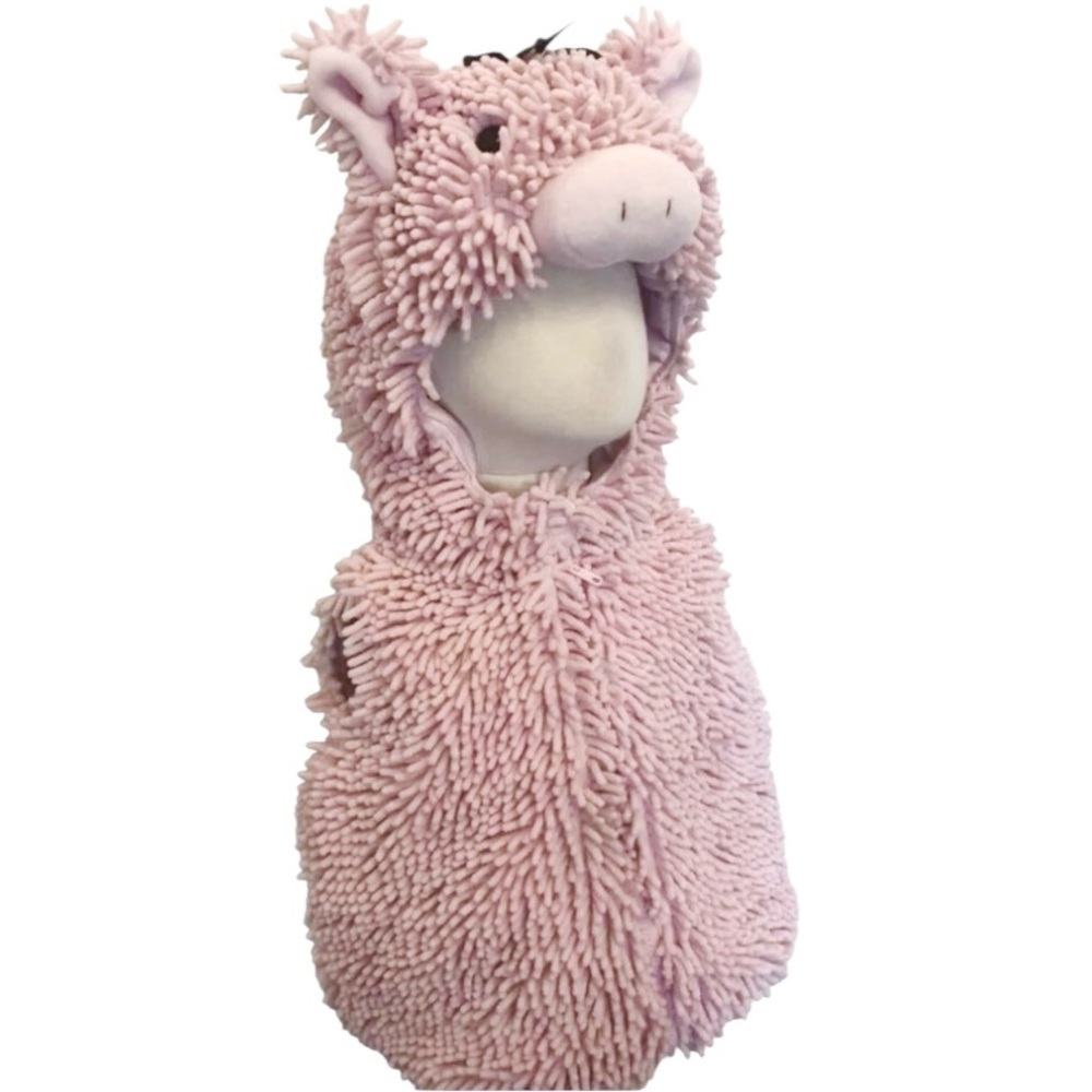 Chenille Soft Squiggly Pig Piglet Costume 24 Month Toddler Baby Bubble Pink Cozy